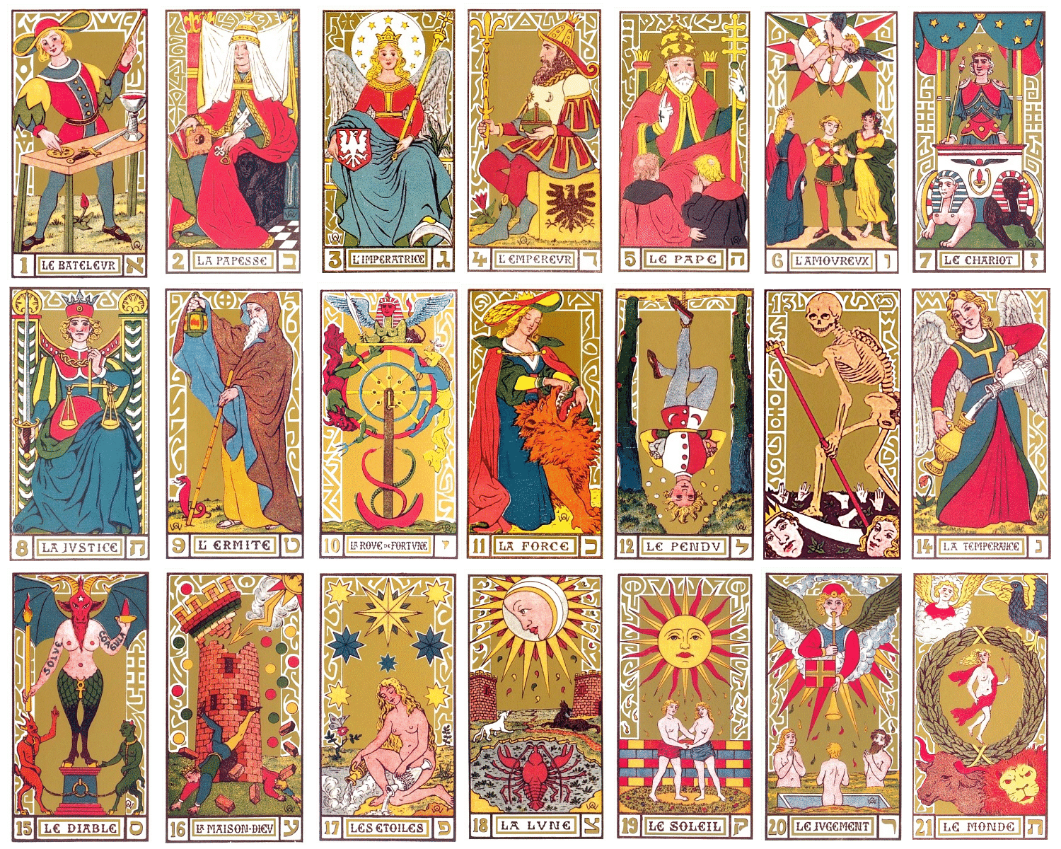 OSWALD WIRTH TAROT